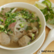 beef rice noodle soup at French Baguette
