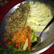 Beef stroganoff with mashed potatoes at Nasha Rasha