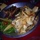 Pan fried potato with wild mushroom at Nasha Rasha