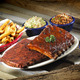 70. Half Rack Ribs at Red Hot & Blue