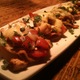 Corn tortilla,queso blanco,Talara salsa & choice of blackened chicken breast/pulled pork/black beans - Mini Tostadas at Talara
