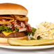 "ALL-IN" Burger at Red Hot & Blue Restaurant
