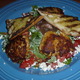 crab cake salad at Beach Grass Cafe