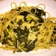 Mushrooms and Takana Mustard Greems With White Wine and Garlic - Dish at Orris