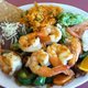 Shrimp fajitas at Crystal Fountain Cafe