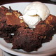 Gooey Bacon Bourbon Brownies at Smoke Shack