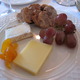 A pair of French cheeses with fruit preserves and nut bread. - Assiette de Fromage at Lake Park Bistro