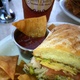 Fresh House-Made Lime Tortilla Chips and Salsa Come With the Grilled Turkey and Grafton Cheese Sandw - Dish at Sweet Butter Kitchen