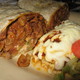 also got an enchilada on the side - Burrito al pastor at El Cid