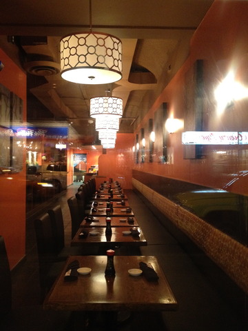 Interior at Noka Contemporary Japanese cuisine & sushi bar