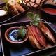 Potstickers and Vegetable Spring Rolls - Dish at RockSugar Pan Asian Kitchen