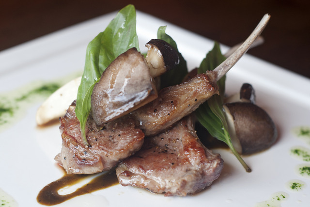 basil lamb at Noka Contemporary Japanese cuisine & sushi bar