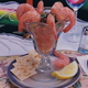 fresh seafood - shirmp cocktail at Costa Azul Restaurant
