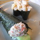 pictured w/ scallop  - Snow Crab Handroll at Tadashi Sushi