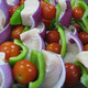 Swordfish Kabobs at Tinker's Seafood