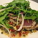 Tuna with arugula, capers, red onion and orzo - Tuna at Allora Ristorante