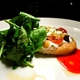 Grilled Leek & Sheep's Feta Tart at Saffron Restaurant & Lounge