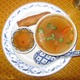 Lunch comes with choices of appetizer. Here, soup/eggroll. - Appetizer at Sawasdee Thai