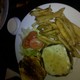 burger with fries at Dive Bar & Grille