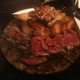 Sizzling steak on a salt rock - Himlayan Salt Plate at Yamashiro