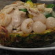 Very fruity.. - Pineapple chicken and shrimp with lycee at Joy Yee's Noodle Shop