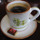 Comes with chocolate - Americano at Caffe Umbria