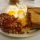 2 eggs with American Fries or Hashbrowns and Wheat Toast at Egg & I--Lyndale Avenue