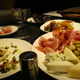 A generous platter with thinly sliced meats and great tasting cheeses - Charcuterie Platter at Tanzy