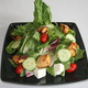 You can order this as a salad for $6.99 without the meat - dressings are homemade and they also do a - Garden Salad with Chicken Kabob at Mazadar Kabob