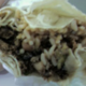 Carne Asada Burrito at columbia restaurant