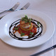 Specialty dish not offered nightly - Sea Scallop over Polenta Cake at Cafe Luna