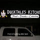 Our New sign ... lighting the way to great food and even better company! - Exterior at DuckTales Kitchen
