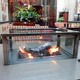 Exterior Fireplaces In the Outdoor Patio Area - Exterior at RockSugar Pan Asian Kitchen