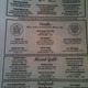 Restaurant Menu at Ed's Steak House