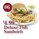 Deluxe fish sandwich - Deluxe fish sandwich at Chicken Shack