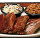 Rib Sampler at Sticky Fingers Smokehouse