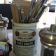 Clever Holders For Utensils and Napkins On the Tables - Exterior at Sweet Butter Kitchen