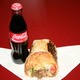 Enjoy the best tasting burrito in the GTA with an ice cold Coke.  - Burrito and a Coke at Burrito Burrito