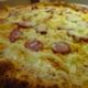 Toppings Mozzarella, Brazilian Cheese, Shredded Chicken and Brazilian Sausage - Pizza at Pie-Fection